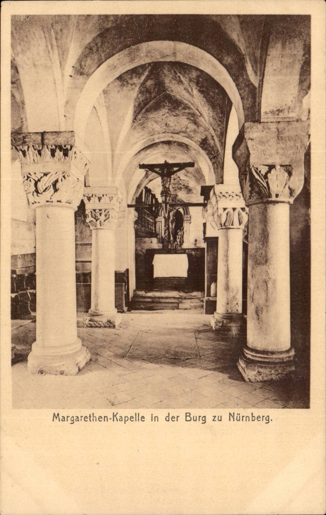 CPA Nurnberg Margarethen Kapelle in der Burg
