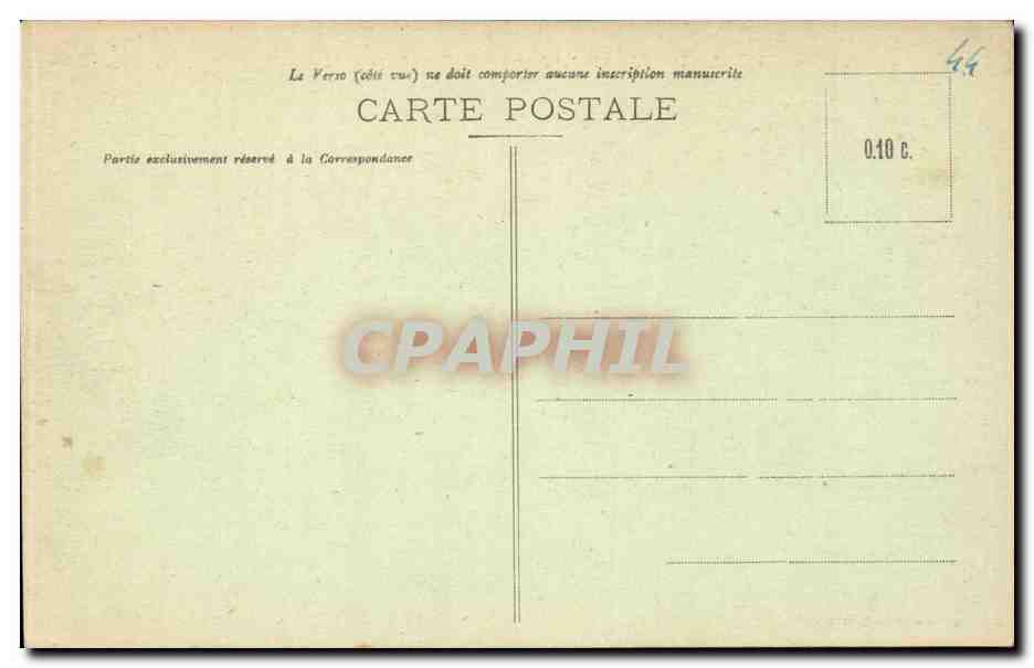 CPA Chenonceaux Le chateau La facade orientale — Rückseite