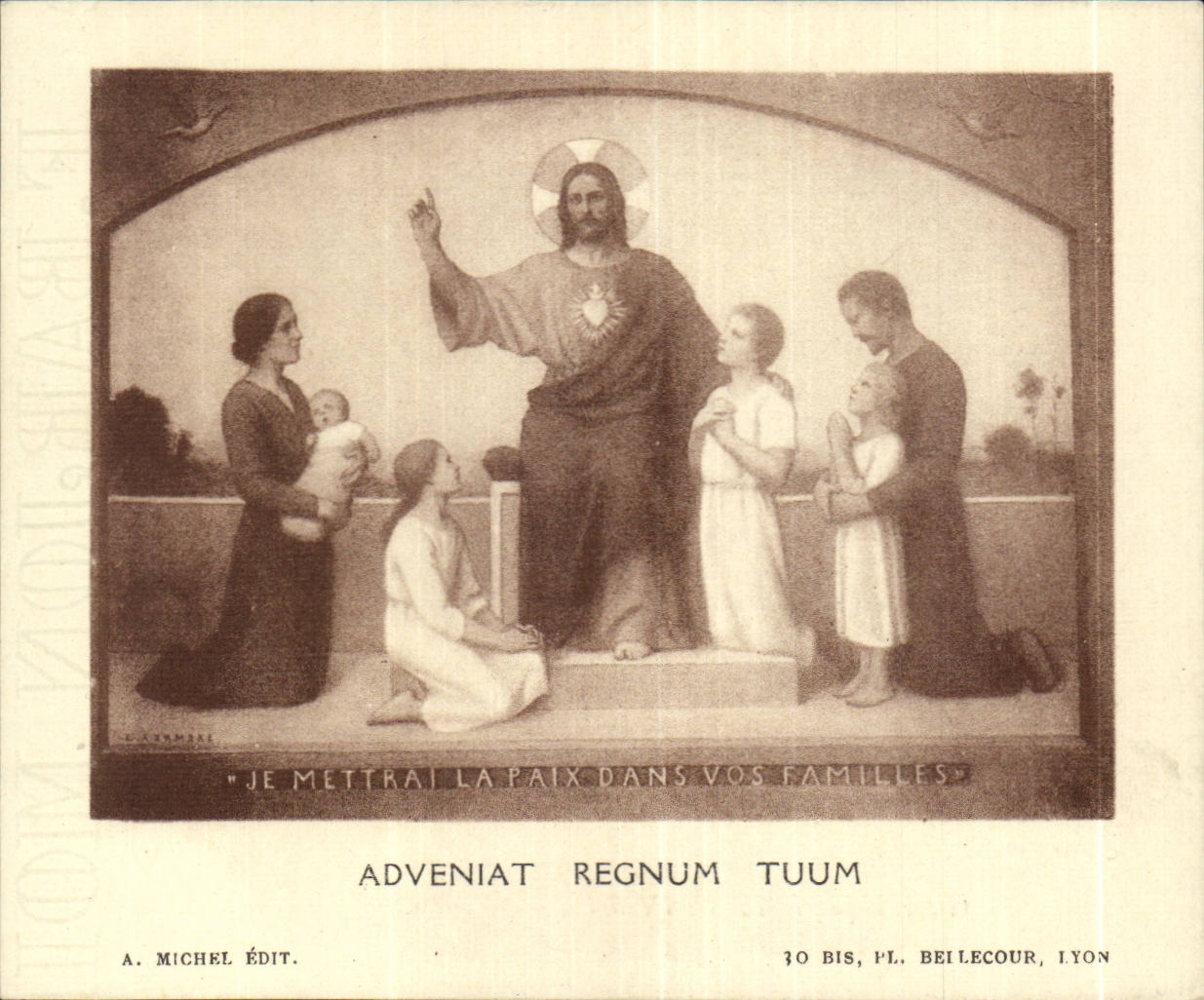 Adveniat Regnum Tuum Religion Christ Cinquantenaire petites soeurs de l'assomption de Puteaux