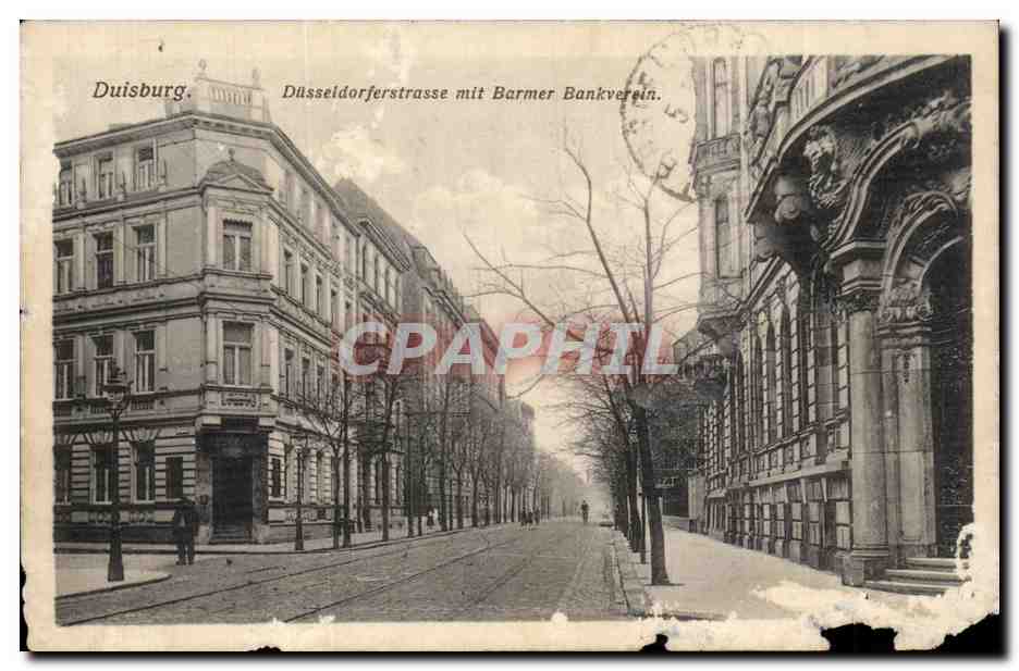 CPA Duisburg Dusseldorferstrasse mitt Barmer Bankverein
