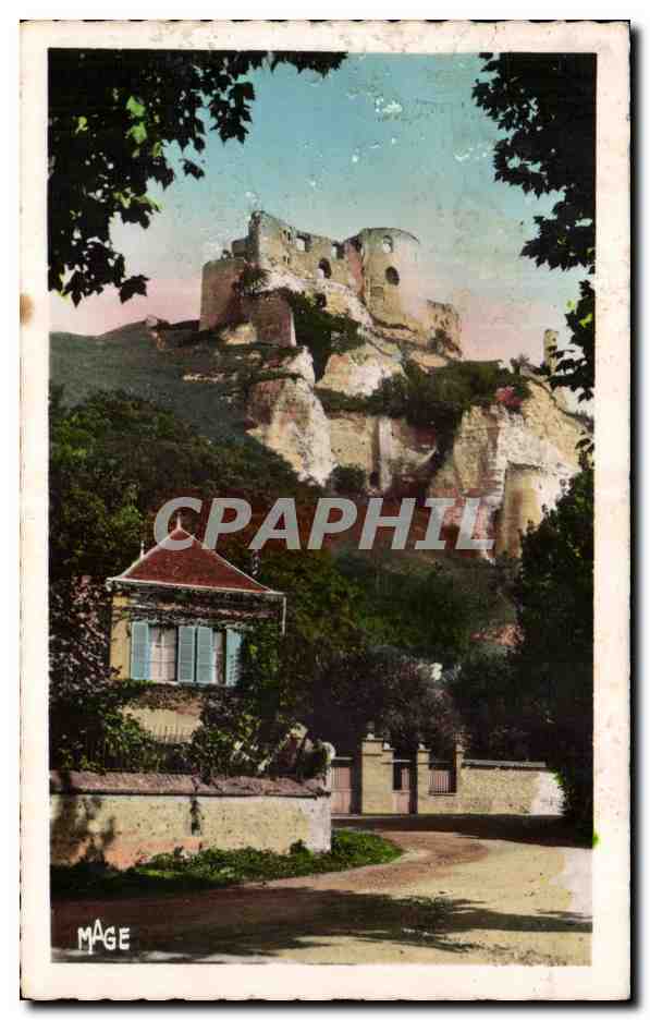 CPA Les Andelys Vue sur le chateau Gaillard