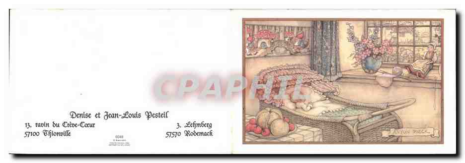 Carte de naissance Enfant Bebe Anton Pieck Amaury Metz Pesteil Rodemack Thionville