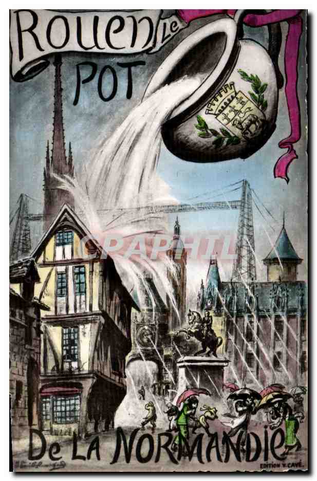 CPA Rouen Pot de la Normandie