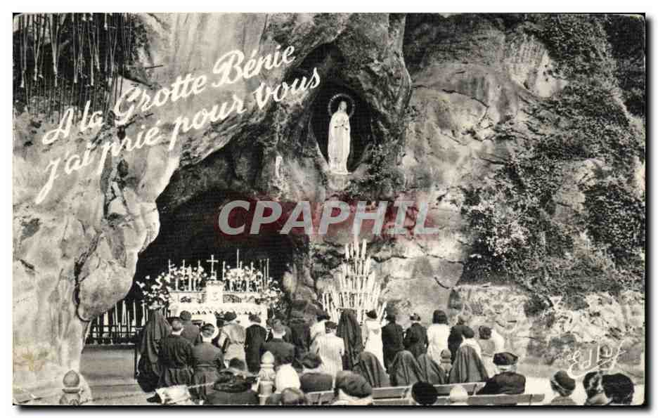 CPA Grotte de Lourdes