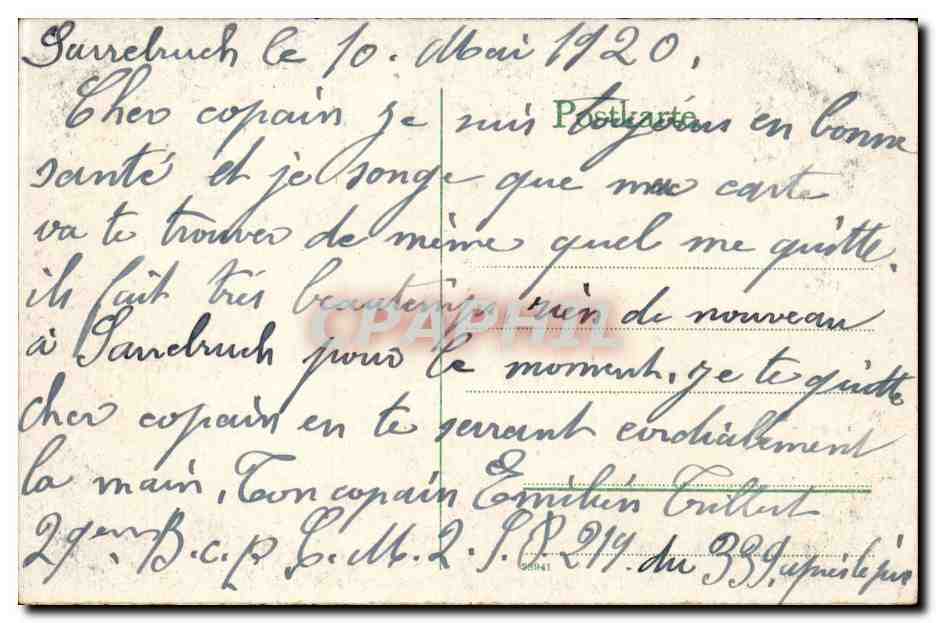 Loreley — vue du rocher et du bateau — éditeur non identifié, n° de série non visible — Rückseite