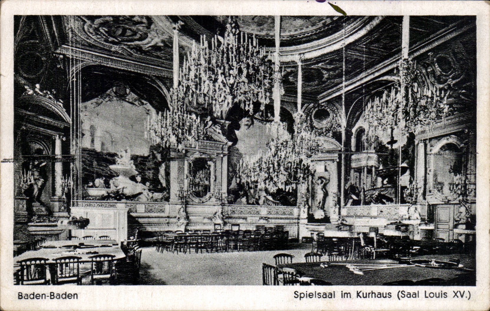 CPA Baden Baden Spielsaal im Kurhaus (Saal Louis XV)