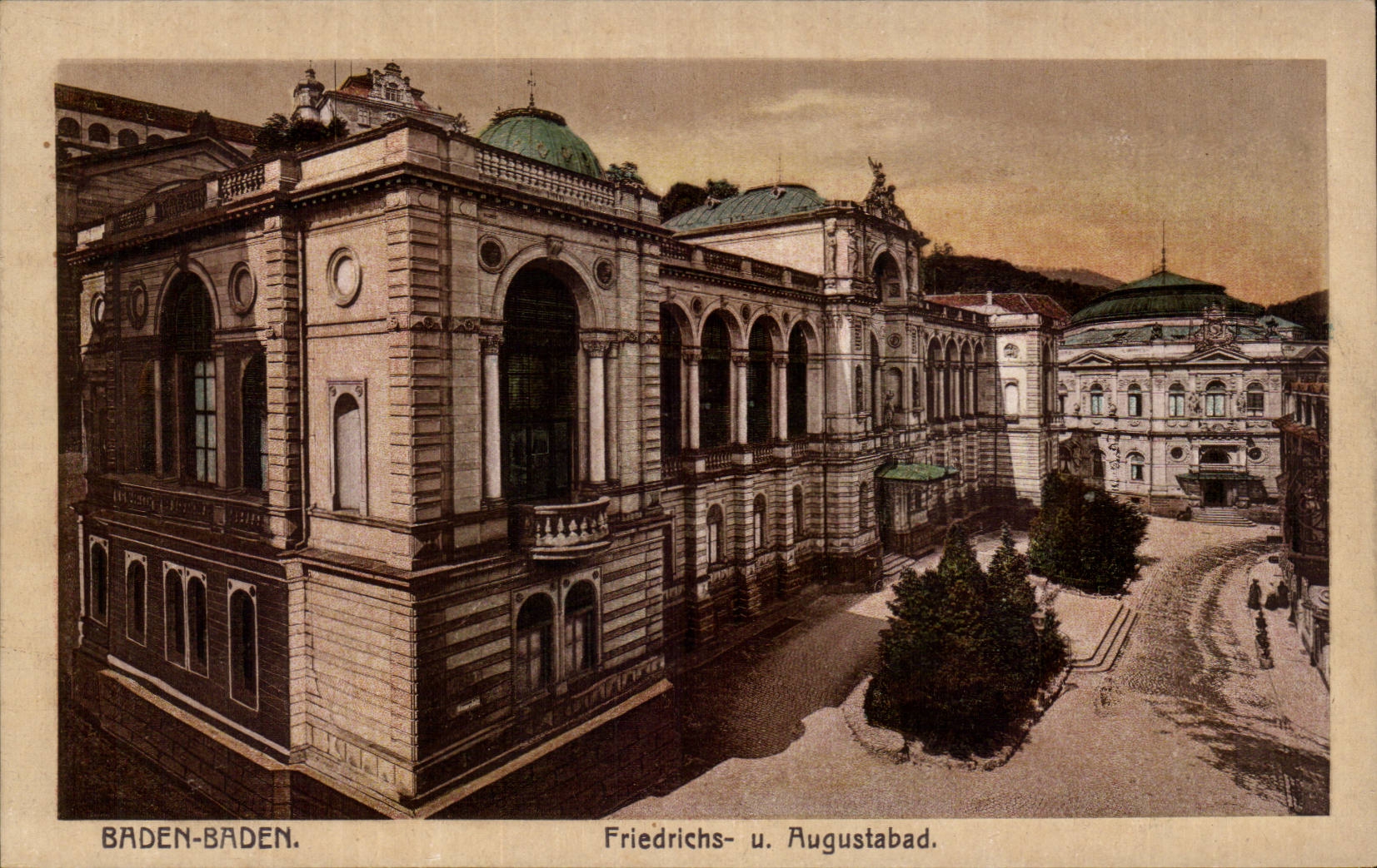 CPA Baden Baden Friedrichs u Augustabad
