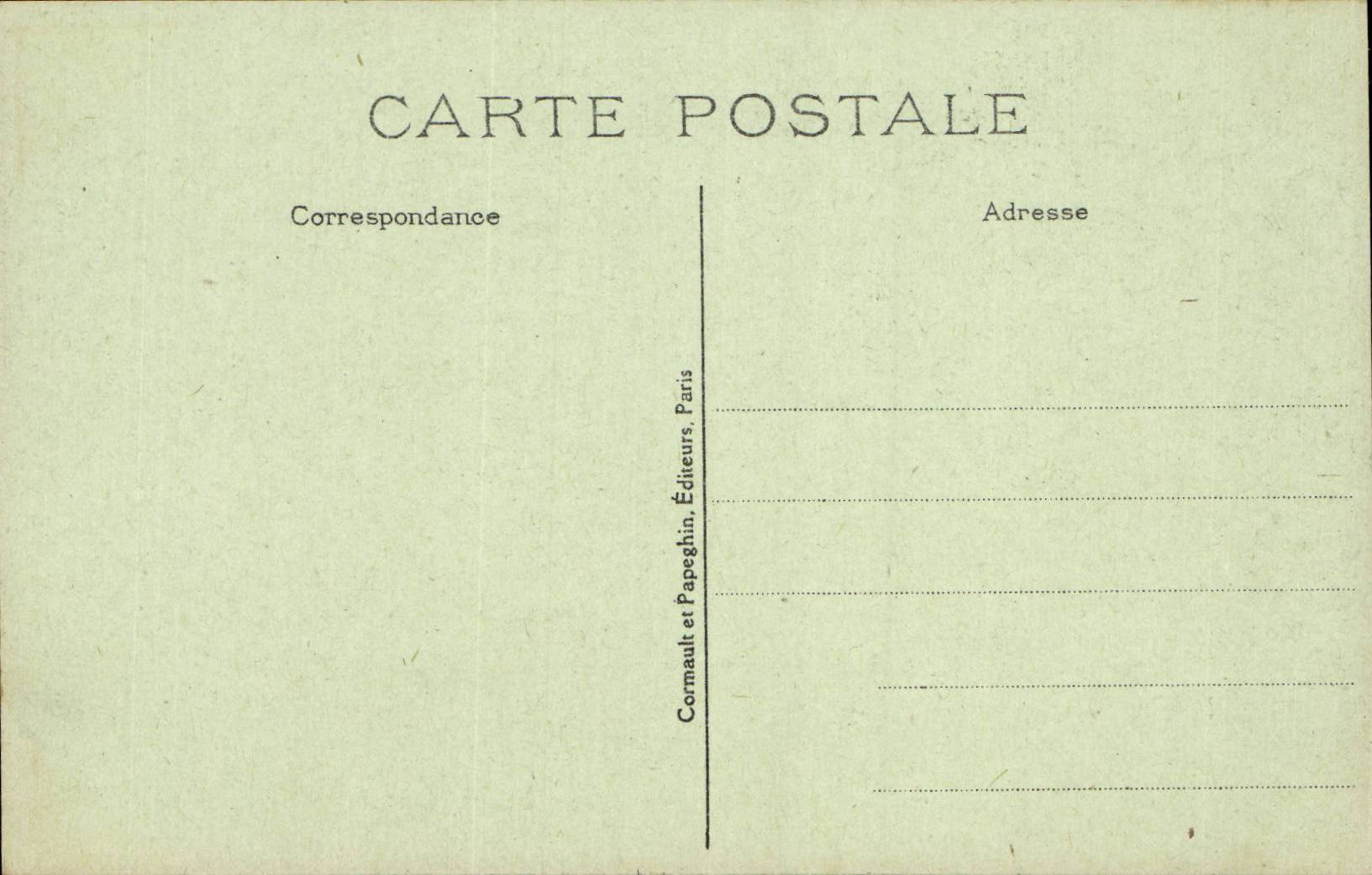 CPA Paris Le Senat — Rückseite