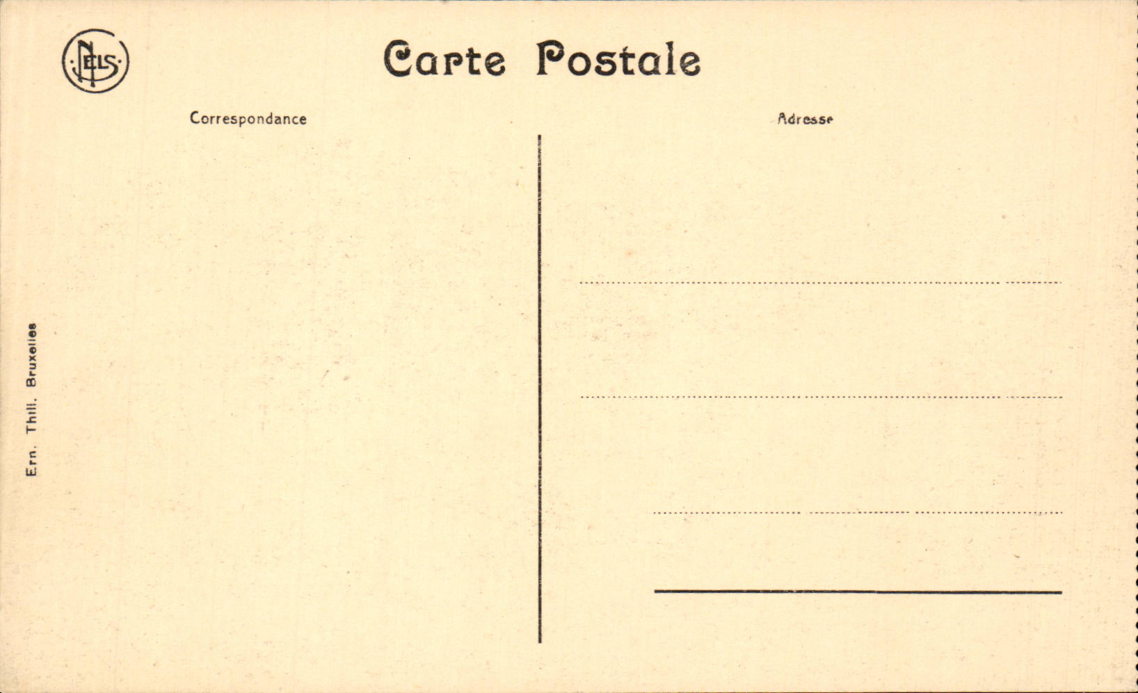 CPA Belgique Anvers Panorama (l'Escaut au coude d'Austruweel) — Back