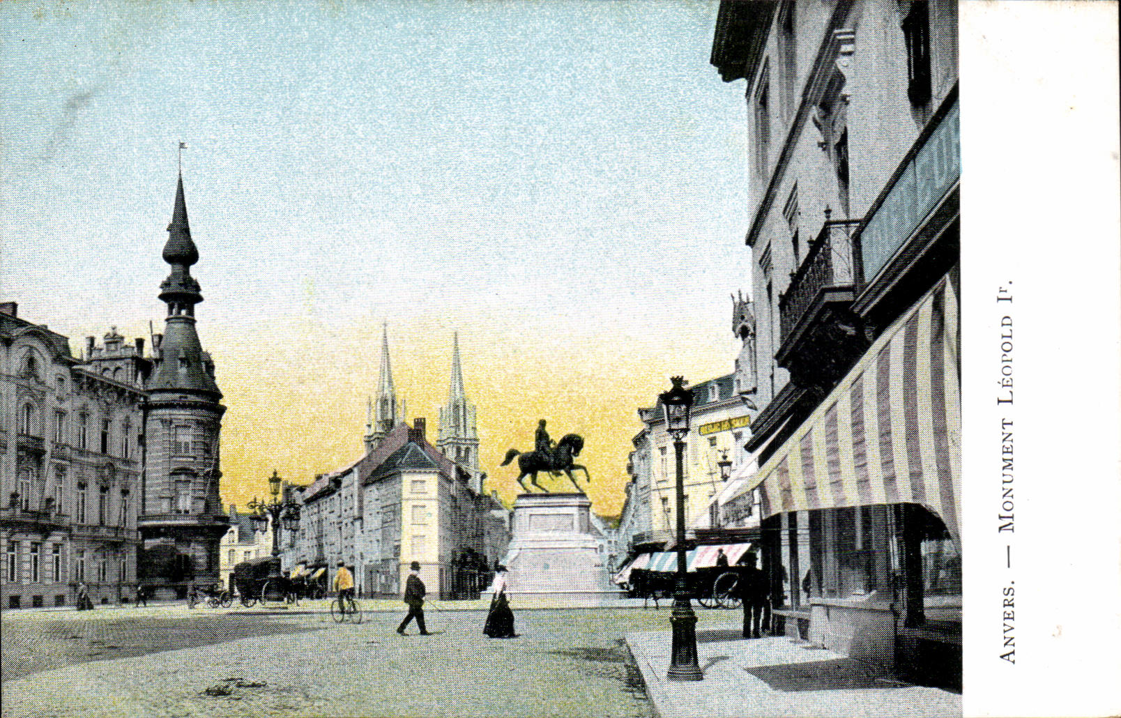 CPA Belgique Anvers Monument Leopold 1er