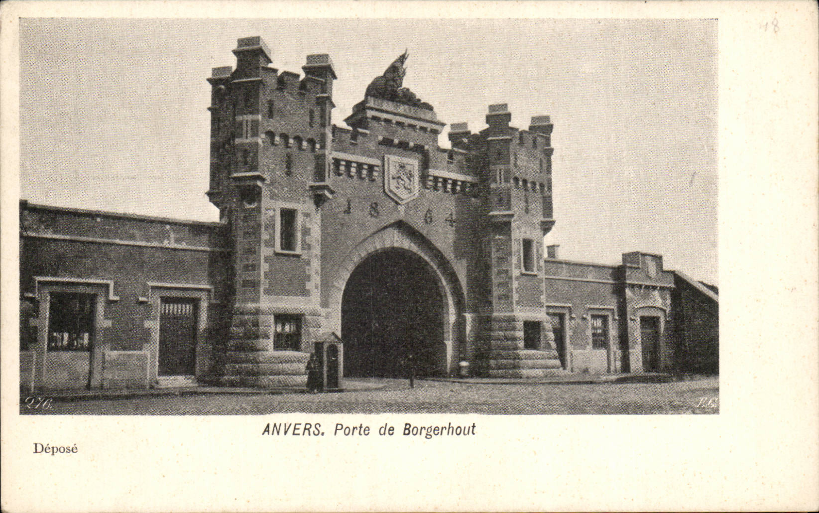 CPA Belgique Anvers Porte de Borgerhout