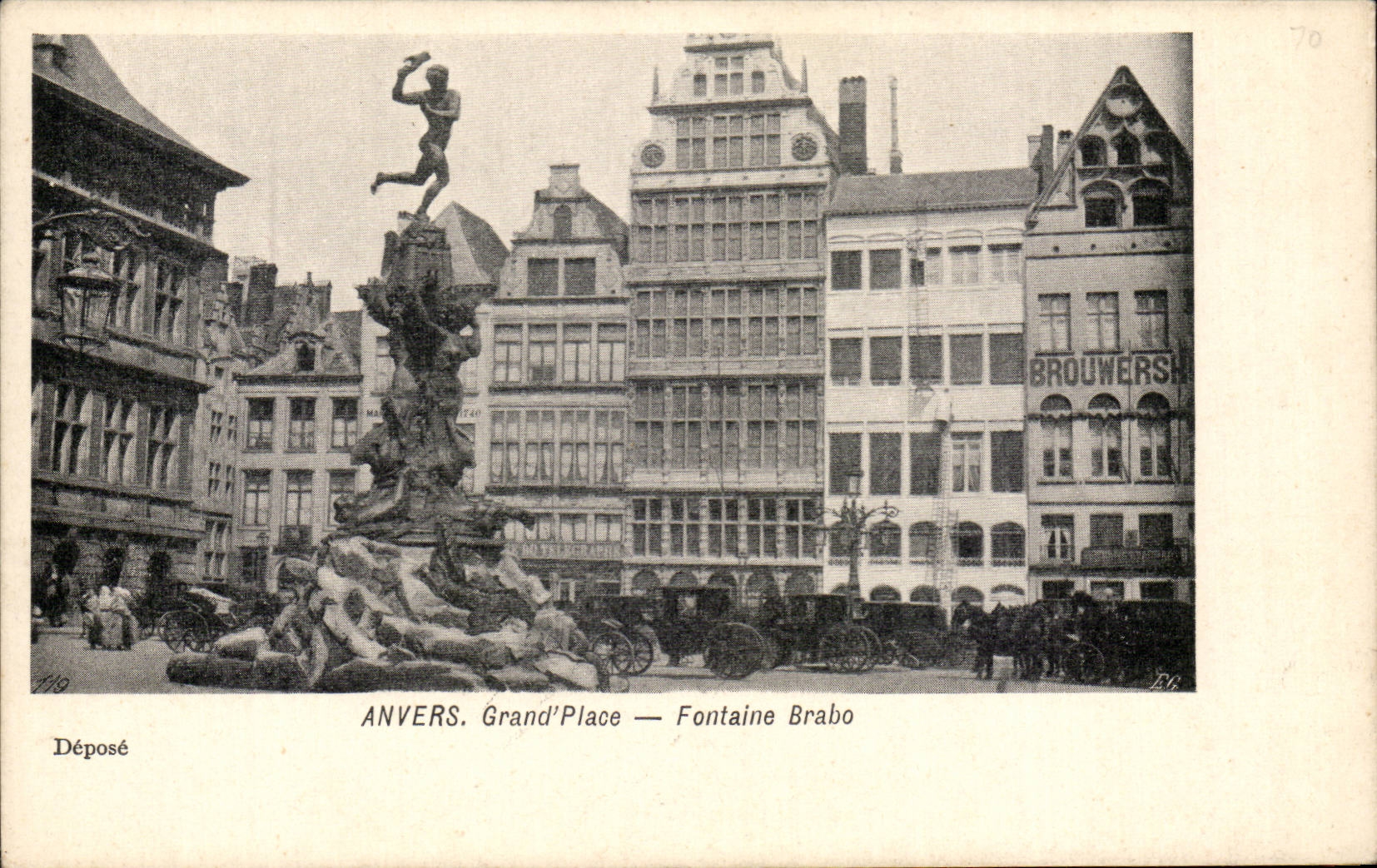 Anvers. Grand'Place — Fontaine Brabo