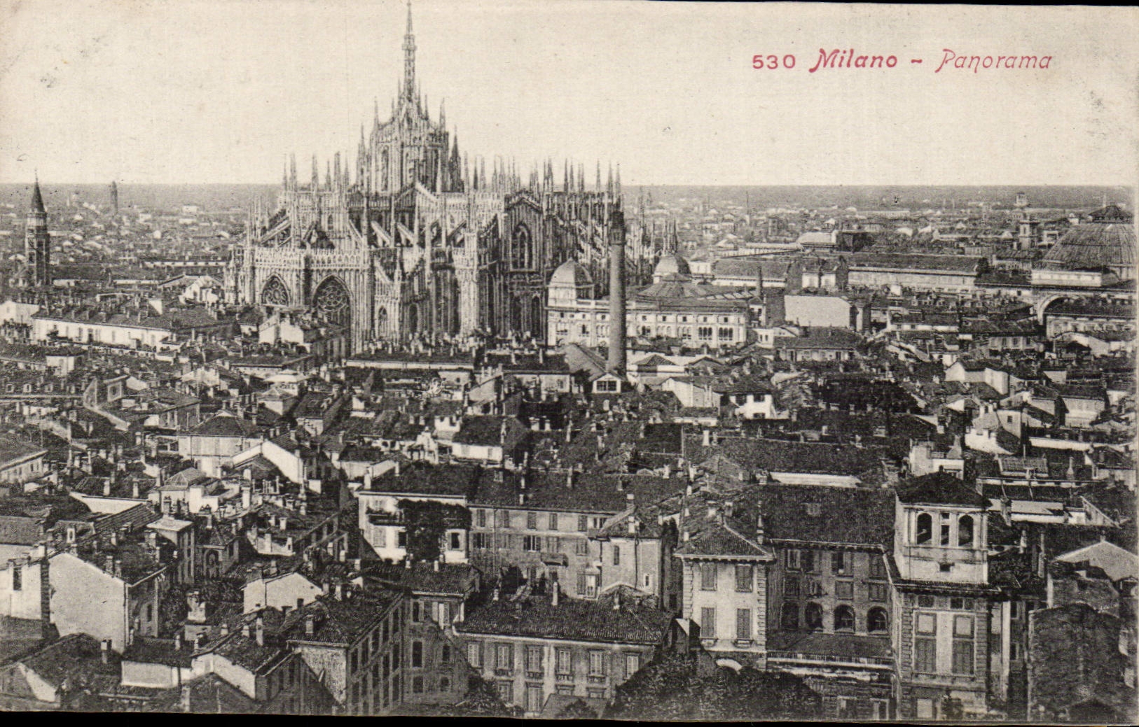 CPA Italie Italia Milano Panorama