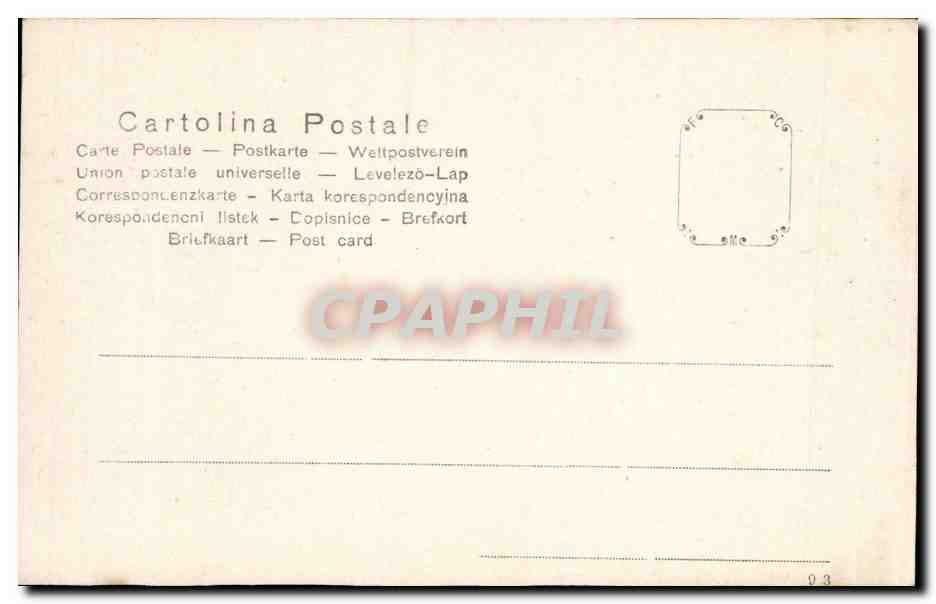 CPA Italie Italia Milano Panorama — Verso