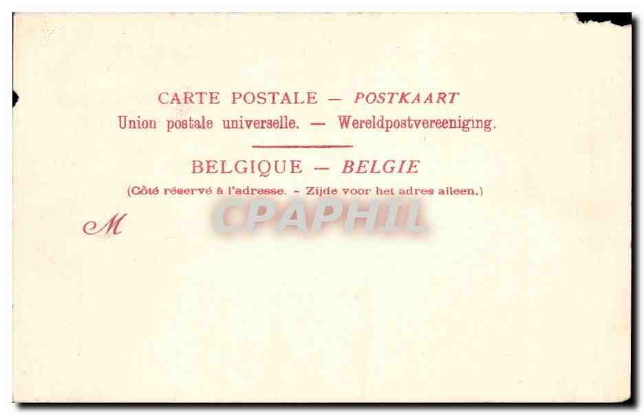 CPA Bruges Cathedrale St Sauveur — Back