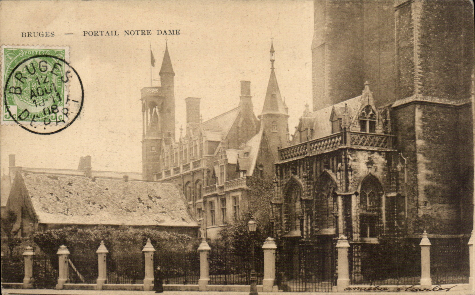 CPA Bruges Portail Notre Dame
