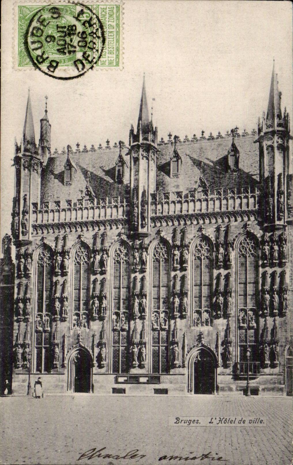 CPA Bruges L'hotel de ville