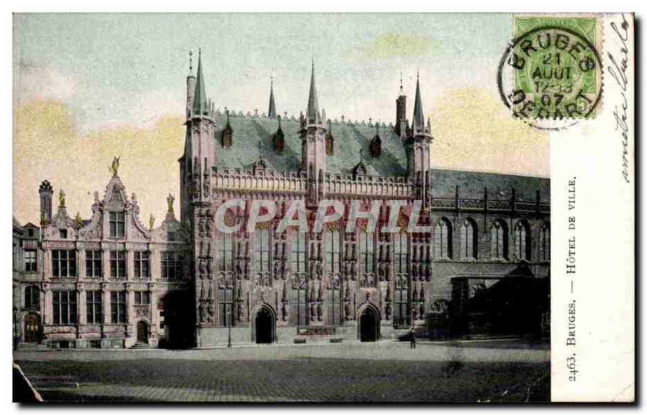 CPA Bruges L'hotel de ville