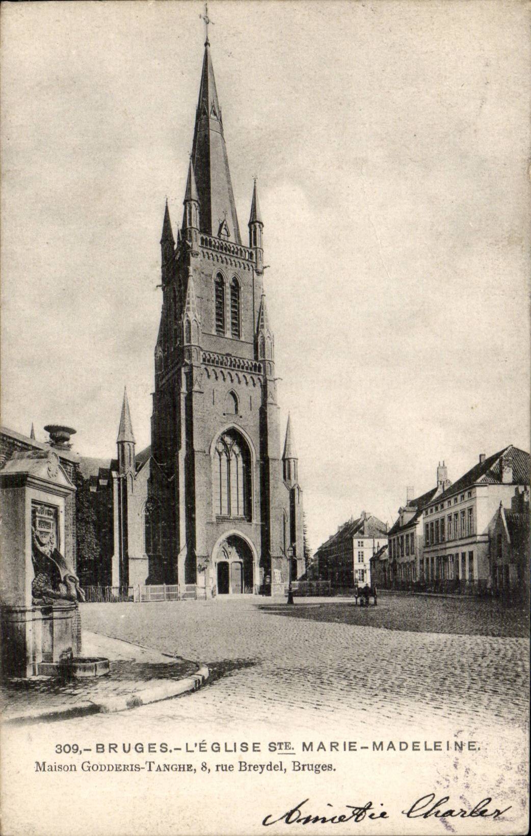 CPA Bruges L'eglise Ste Marie Madeleine 
