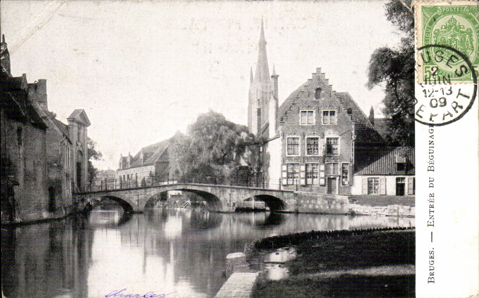 CPA Bruges Entree du Beguinage