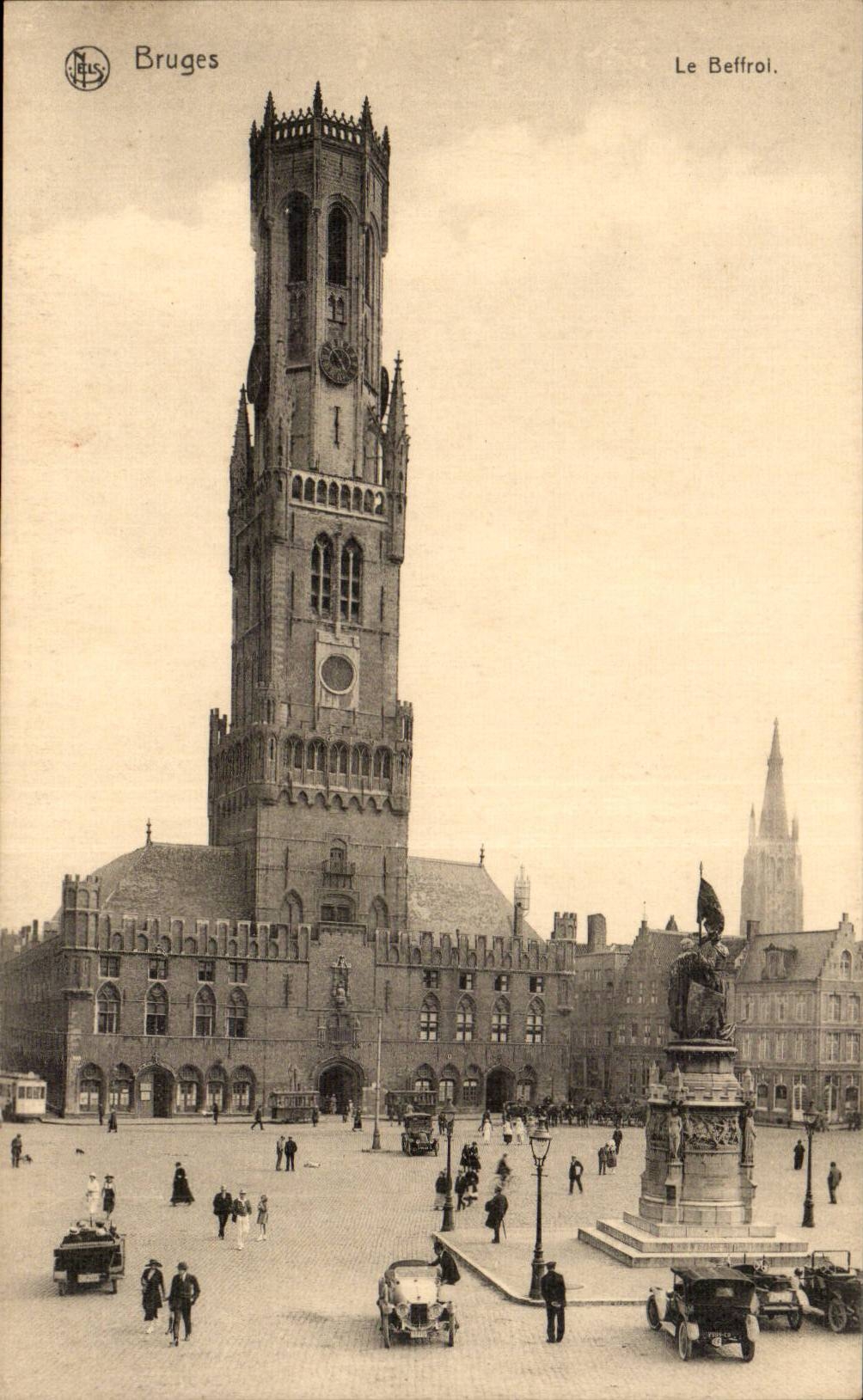 CPA Bruges Le beffroi