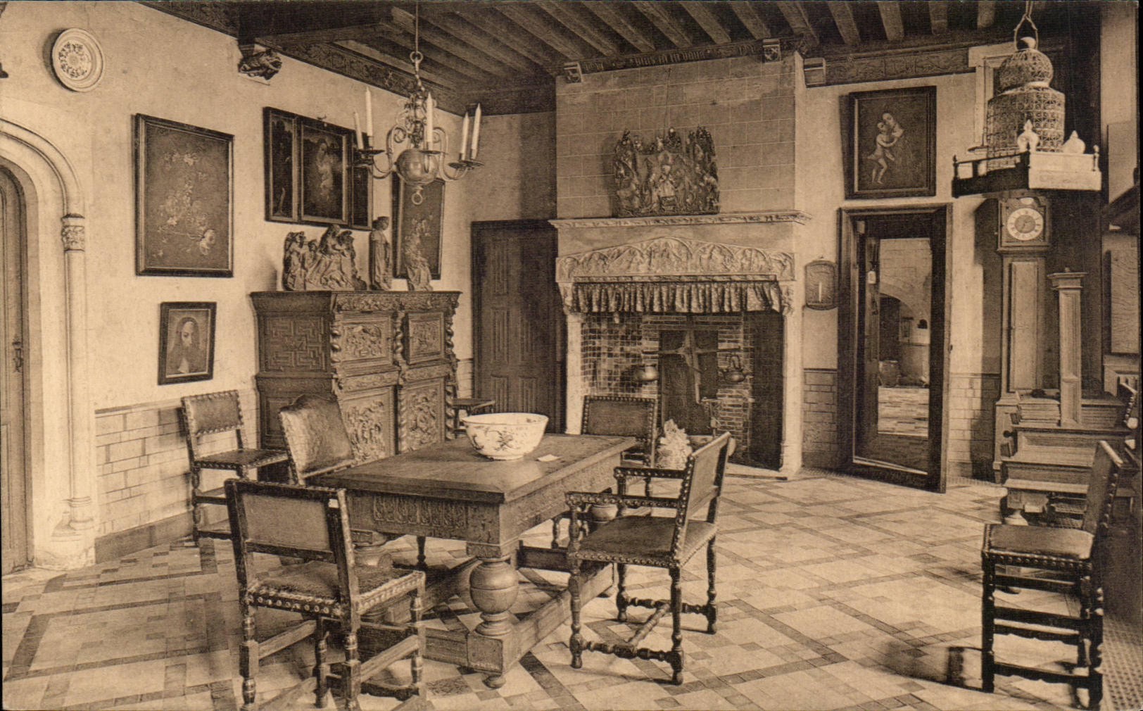 CPA Bruges Hotel Gruuthuuse Petite salle a manger