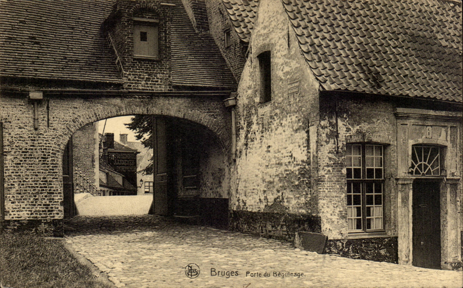CPA Belgique Bruges Porte du beguinage