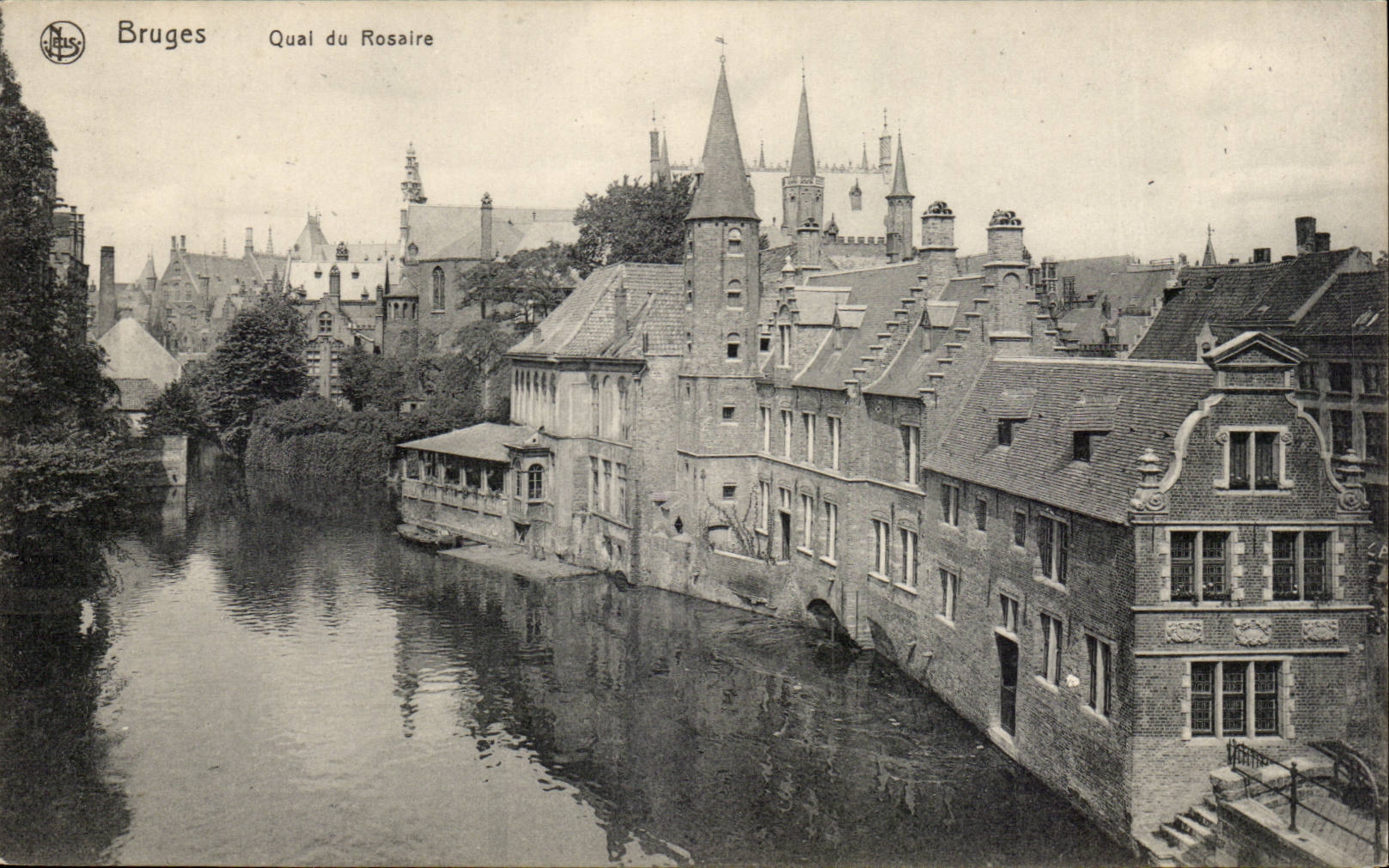CPA Belgique Bruges Quai du rosaire