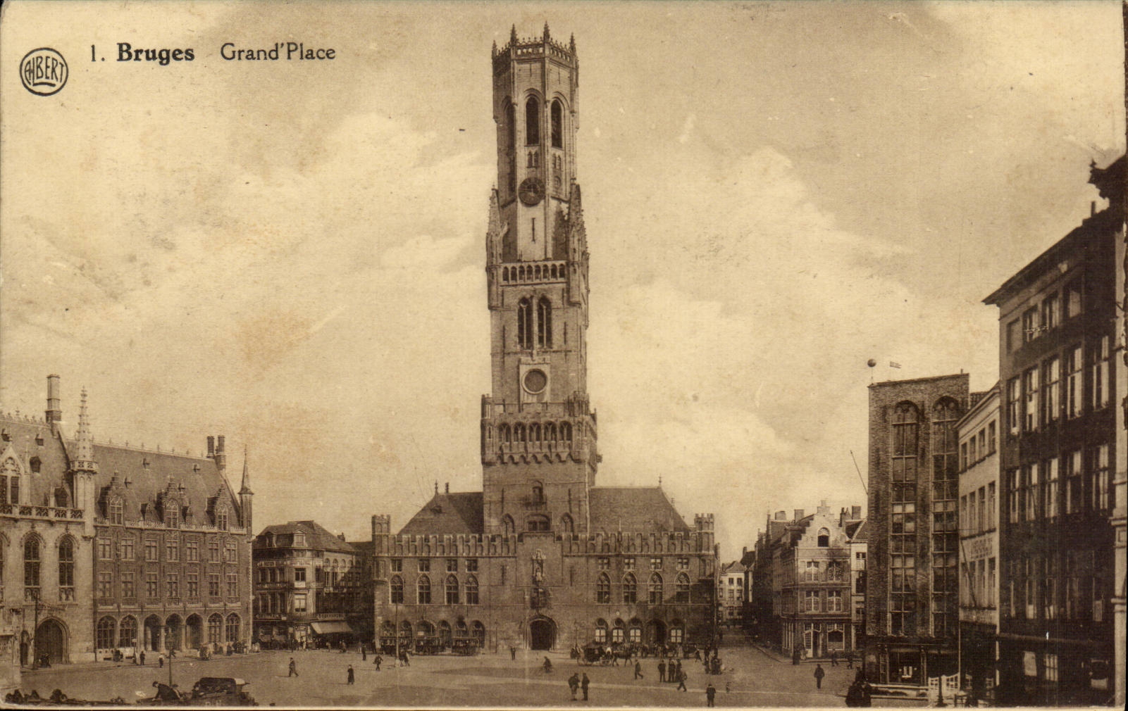 CPA Belgique Bruges Grand place