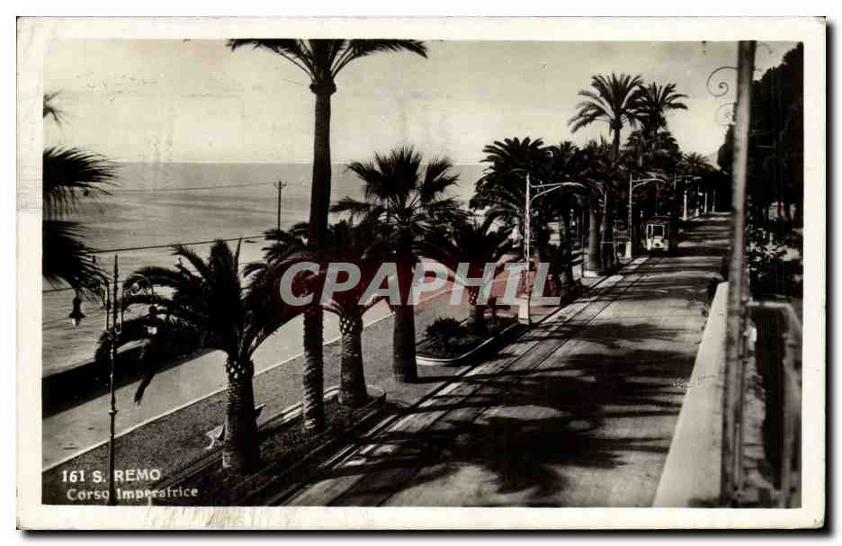 CPA Italie Italia San Remo Corso Imperiatrice