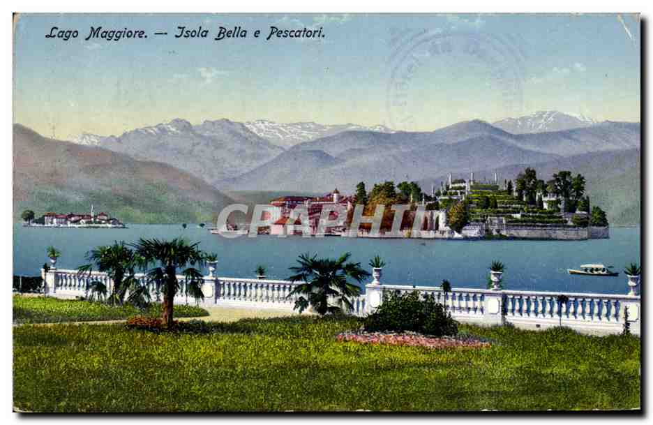 CPA Italie Italia Lago maggiore Isola Bella e Pescatori