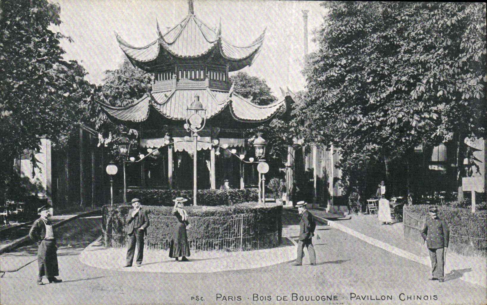 CPA Paris Bois de Boulogne Pavillon chinois ( Chine China )