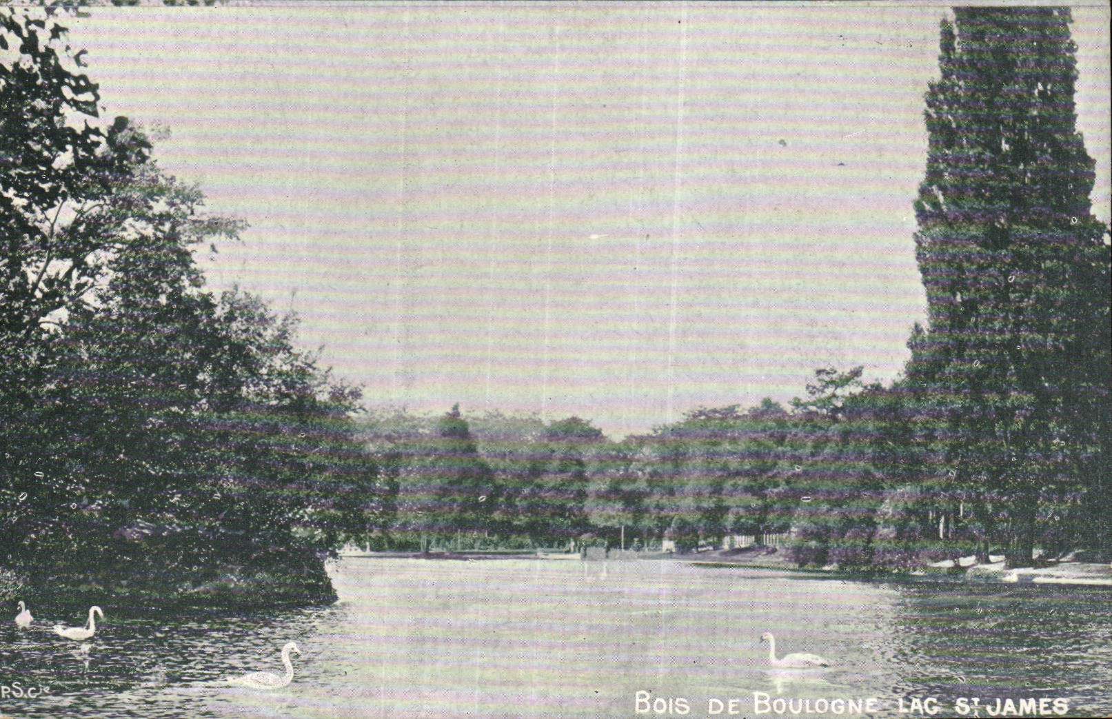 Bois de Boulogne — Lac Saint-James — Publisher PS.C.°