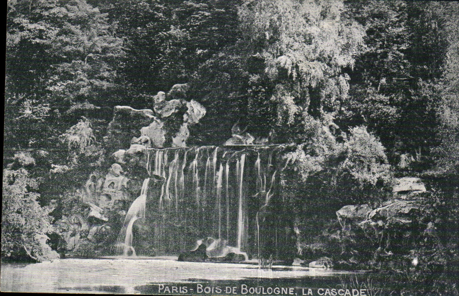 Paris - Bois de Boulogne, la cascade — éditeur non visible