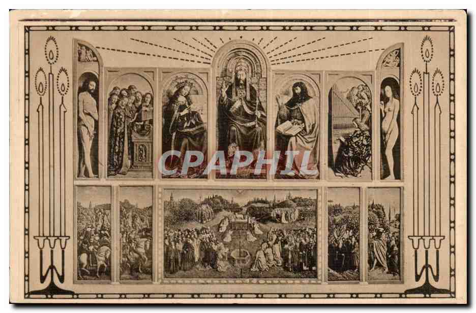 Das Lamm — Kirche Saint-Bavon — Gent — Ed. Nels, Brüssel, Serie Gent, Nr. 108