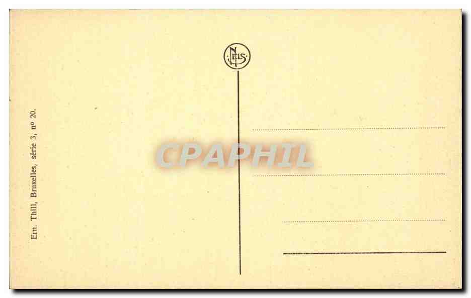 CPA Gand Le poste — Rückseite