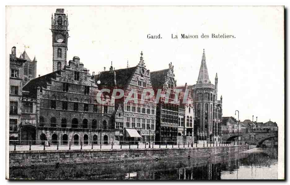 CPA Gand La maison des Bateliers
