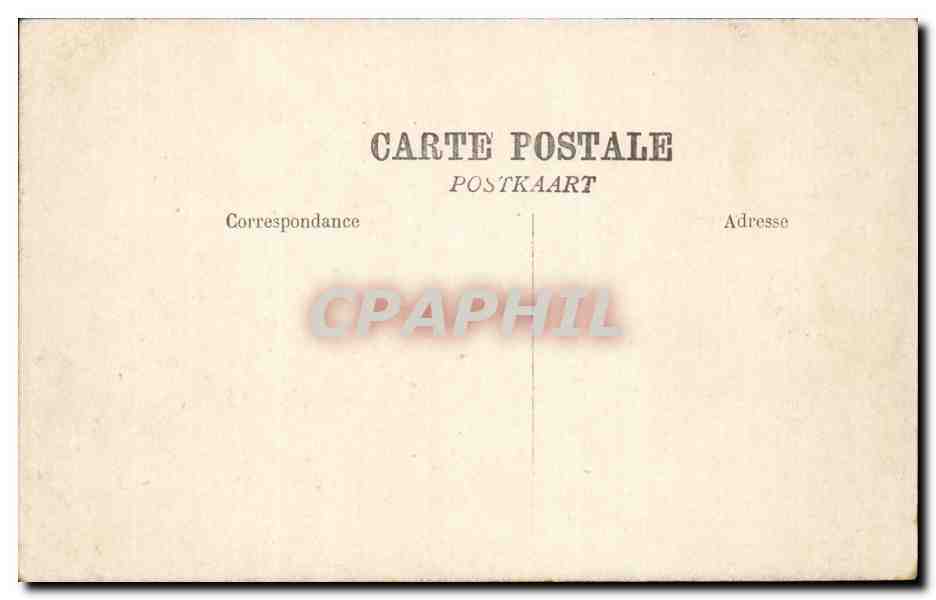 CPA Gand La maison des Bateliers — Rückseite
