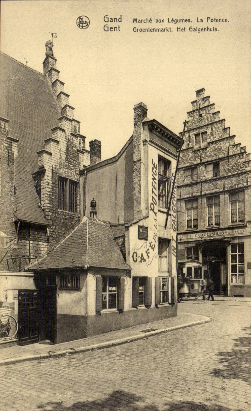 CPA Belgique Gand Marche aux legumes la potence