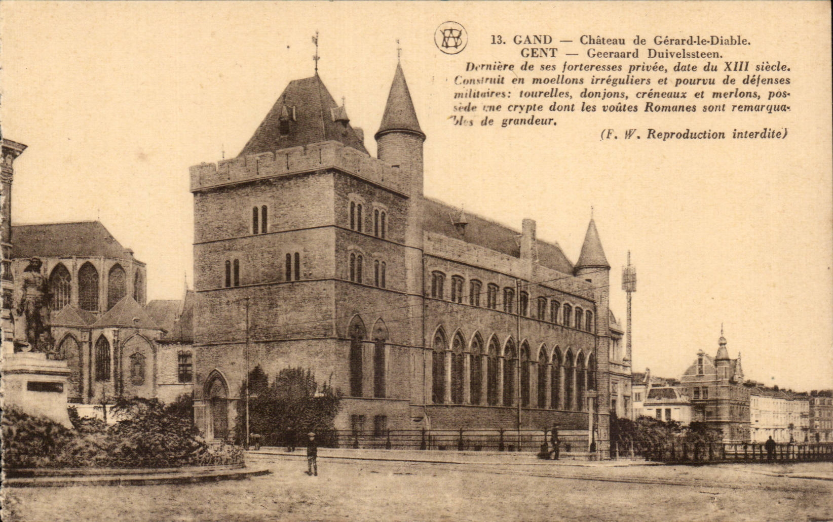 CPA Belgique Gand Chateau de Gerard le diable 