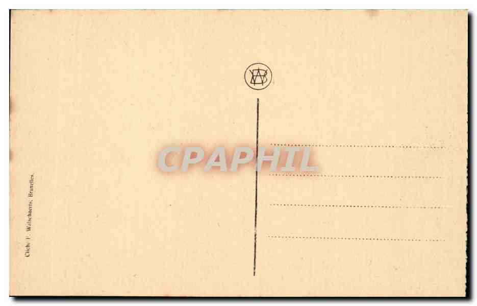 CPA Belgique Gand le Rabot — Rückseite