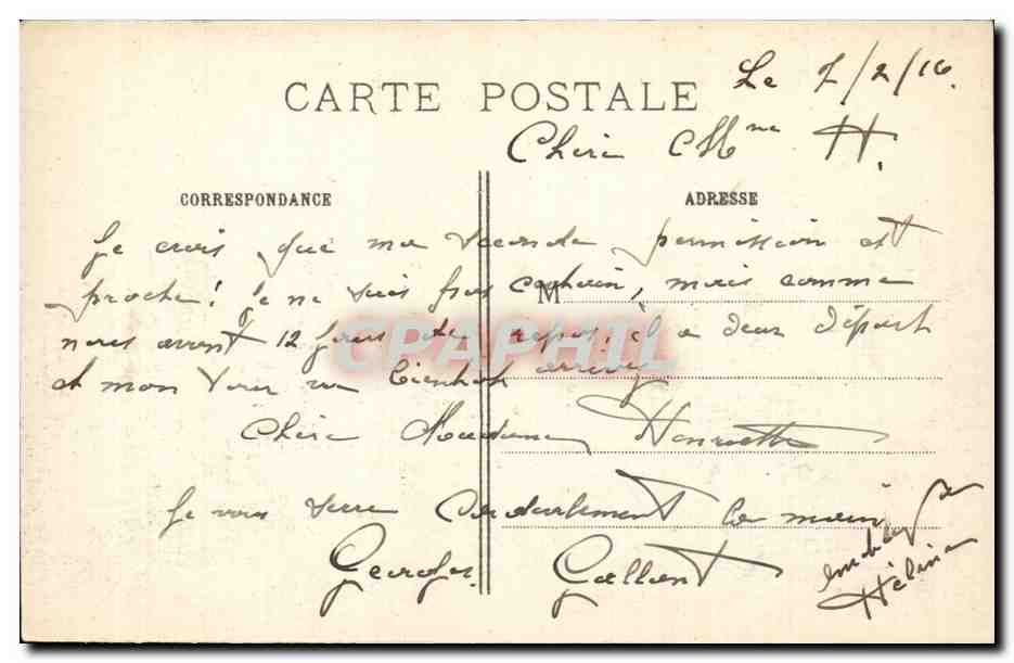 CPA Belgique Ypres Bataille de l'Yser — Rückseite