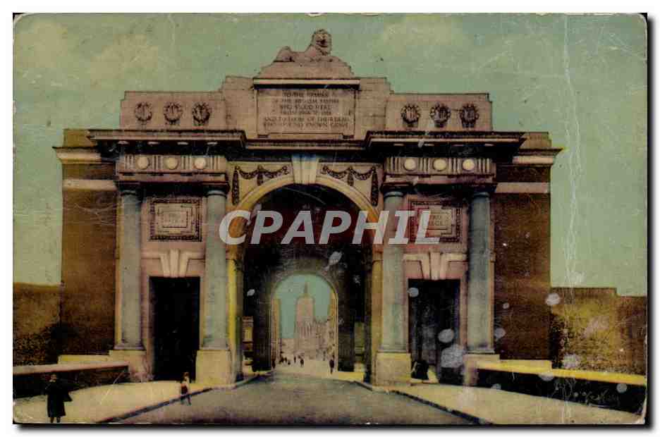 CPA Belgique Ypres porte de Menin