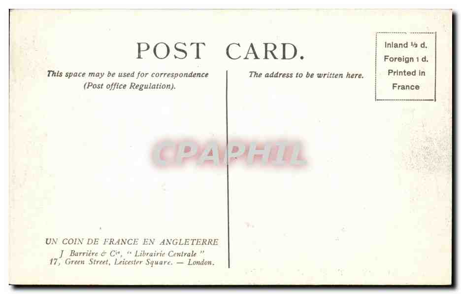 CPA Great Britain London The war and foreign offices — Verso
