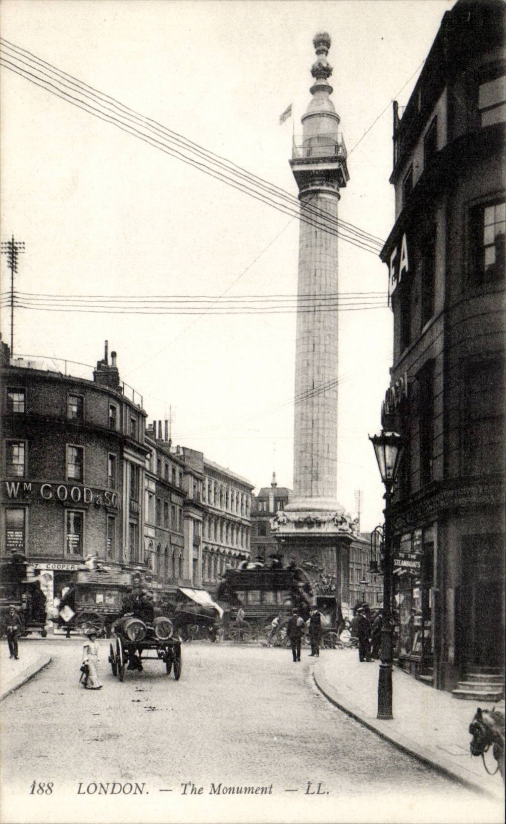 CPA Great Britain London The monument