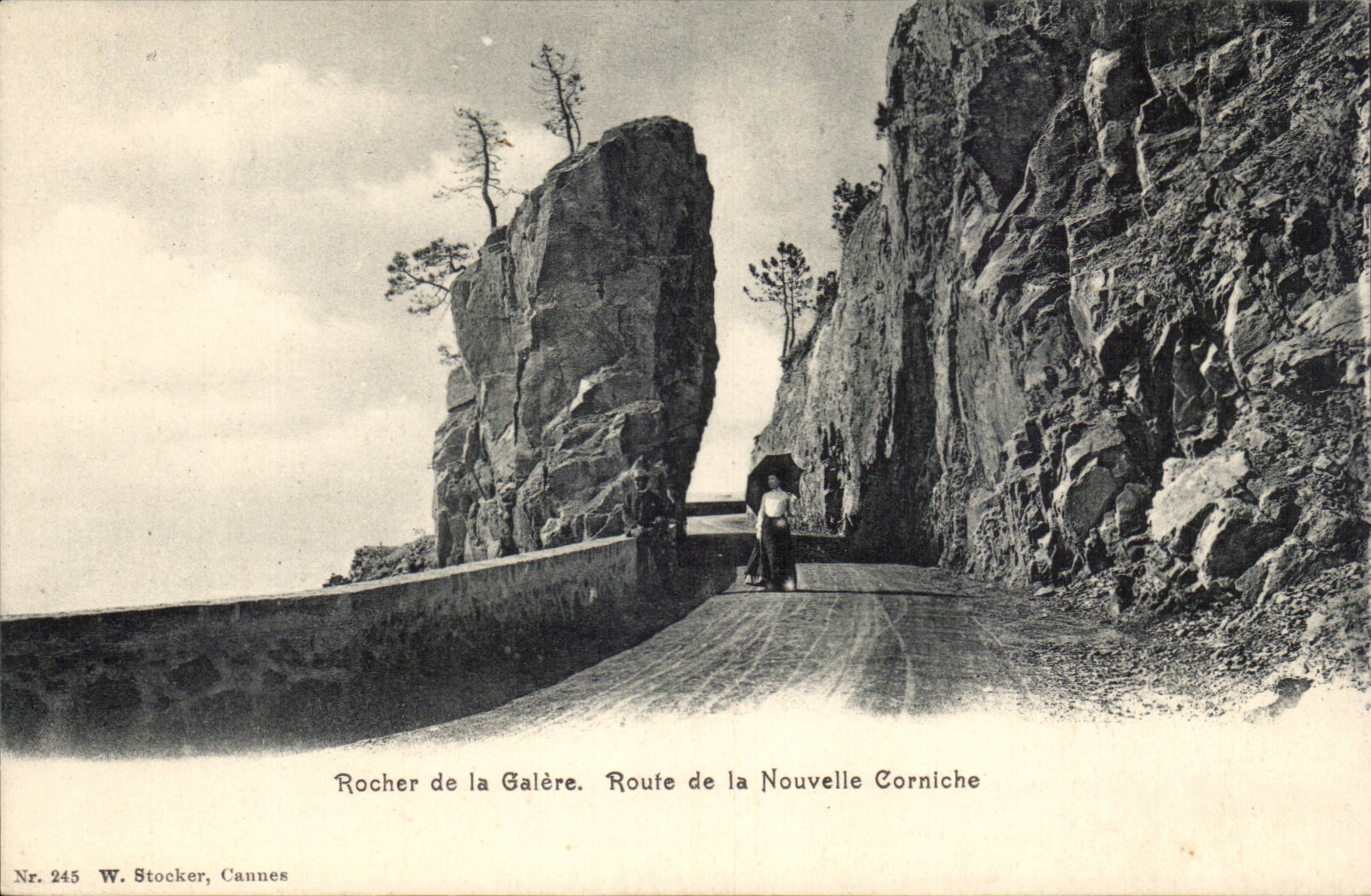 CPA Rocher de la Galere Roue de la nouvelle corniche