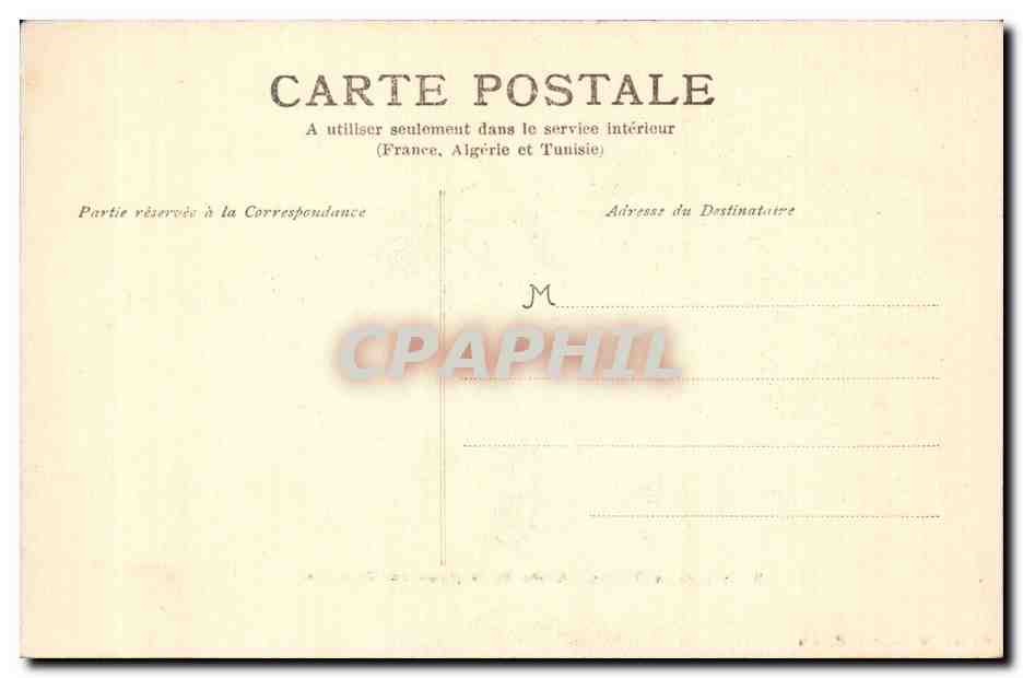 CPA Rocher de la Galere Roue de la nouvelle corniche — Rückseite