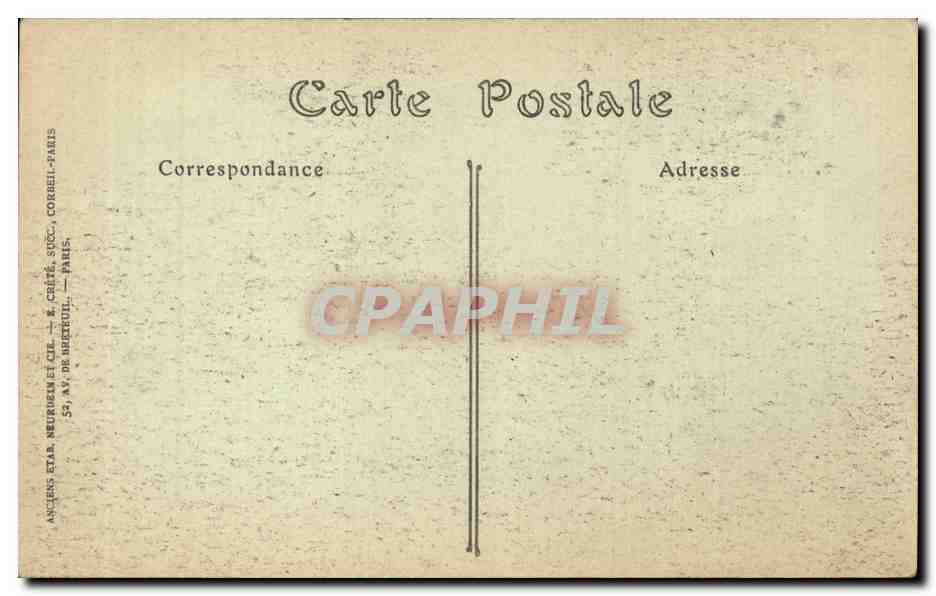 CPA Cannes Vue generale prise de la Californie — Verso