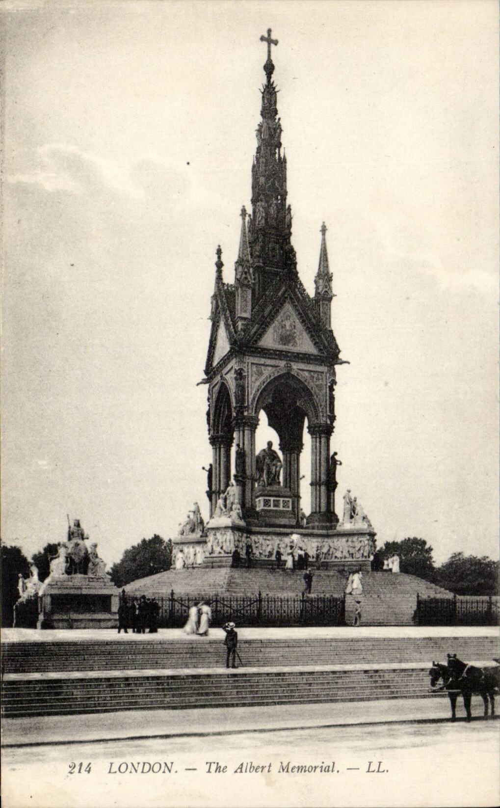 CPA Great Britain Londres London The Albert memorial