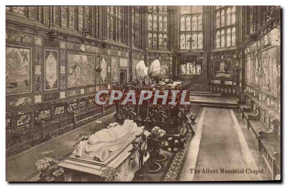 CPA Great Britain Londres London The Albert memorial chapel